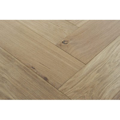 Parquet chêne massif Bâton Rompus 14X90 mm, JASMIN, rustique/campagne, huilé natura, scié DP00469