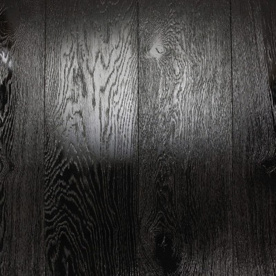 Parquet contrecollé chêne 12X145 mm, CARBONE, rustique, vernis mat