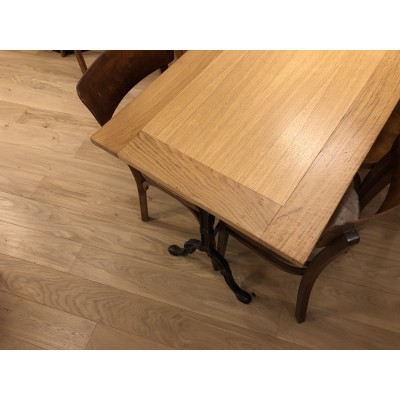 Parquet contrecollé chêne 12X145 mm, rustique, vernis incolore, rainure-languette