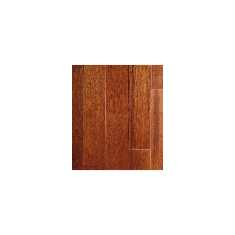 Parquet massif Merbau, 14X140 mm, vernis satiné