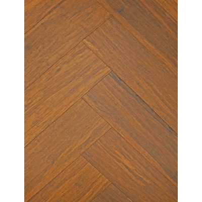 Parquet massif bambou 13X120 mm, Bamboo Elite bâton rompu Density caramel BF-EL250-VG, vernis