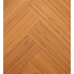Parquet massif bambou 15X130 mm, Bamboo Elite bâton rompu Vertical caramel BF-EL371-VG, vernis