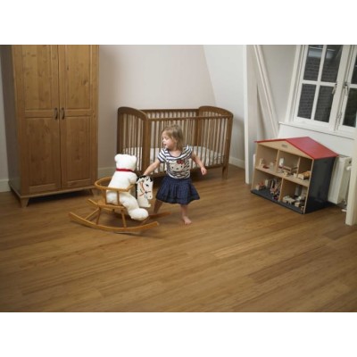 Parquet massif bambou 10X95 mm, Bamboo Supreme vertical caramel, BF-LA473, pré-huilé