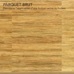 Parquet massif bambou 10X200 mm, Bamboo Industriale Density Naturel BF-PR1000, brut