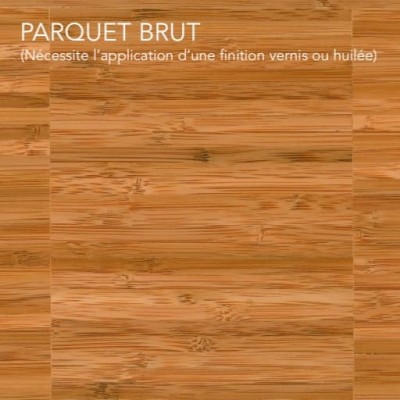 Parquet massif bambou 10X140 mm, Bamboo Industriale vertical caramel BF-PR350, brut