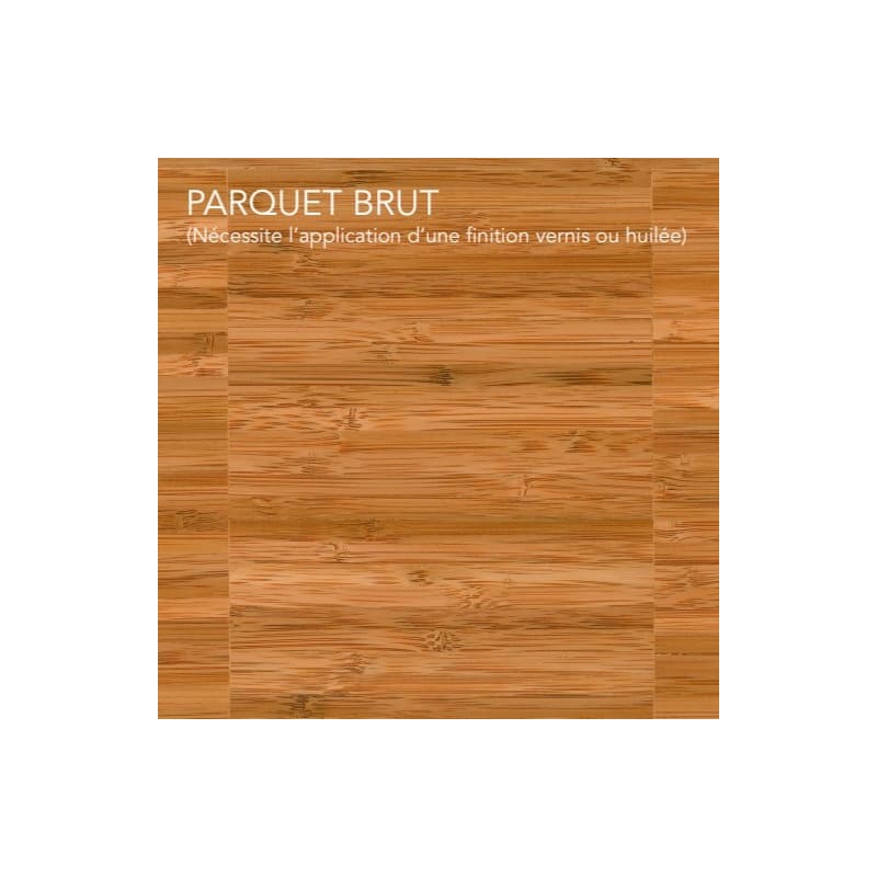 Parquet massif bambou 10X140 mm, Bamboo Industriale vertical caramel BF-PR350, brut