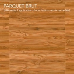 Parquet massif bambou 10X140 mm, Bamboo Industriale vertical caramel BF-PR350, brut