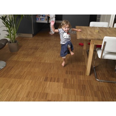 Parquet massif bambou 10X140 mm, Bamboo Industriale vertical caramel BF-PR350, brut