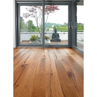 MAFI, Parquet contrecollé chêne Tiger Oak Black 16 x 190 mm