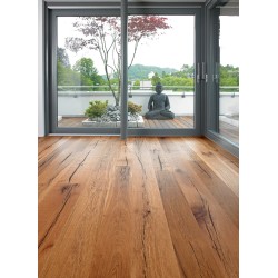 MAFI, Parquet contrecollé chêne Tiger Oak Black 16 x 190 mm