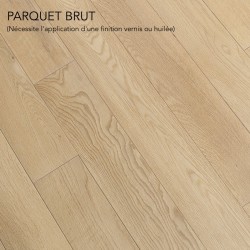 Parquet chêne massif 14X70 mm, premier, brut, 4 chanfreins