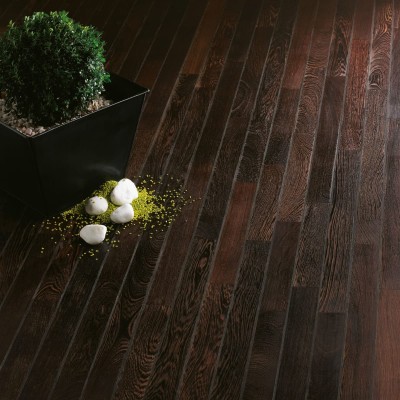 Parquet contrecollé Navylam+ Wengé, 11X86 mm, huilé natura