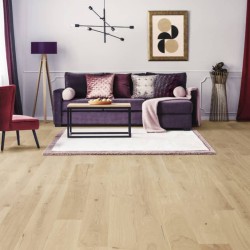 Parquet contrecollé chêne 14X180 mm, BIARRITZ, premier/rustique, huilé incolore
