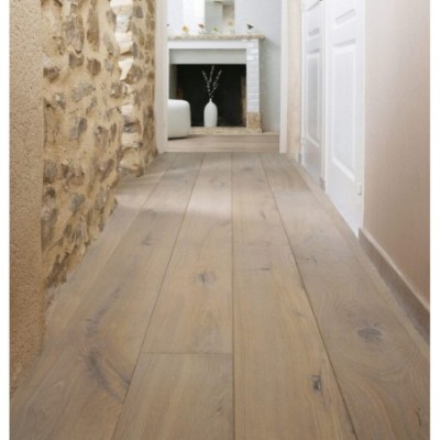 Parquet chêne massif 14X130 mm, SÉSAME, rustique, huilé natura