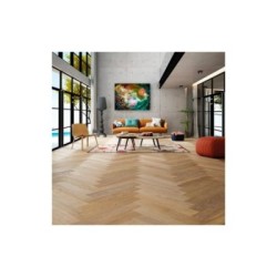Parquet chêne massif Bâton Rompus 14X90 mm, JASMIN, rustique/campagne, huilé natura, scié DP00469
