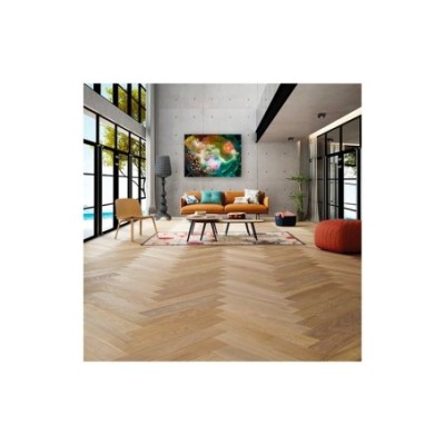 Parquet contrecollé chêne Bâton Rompus 12X90 mm, JASMIN, premier-bis, huilé natura, scié