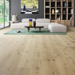 Parquet contrecollé chêne 12X145 mm, campagne, huilé incolore, brossé