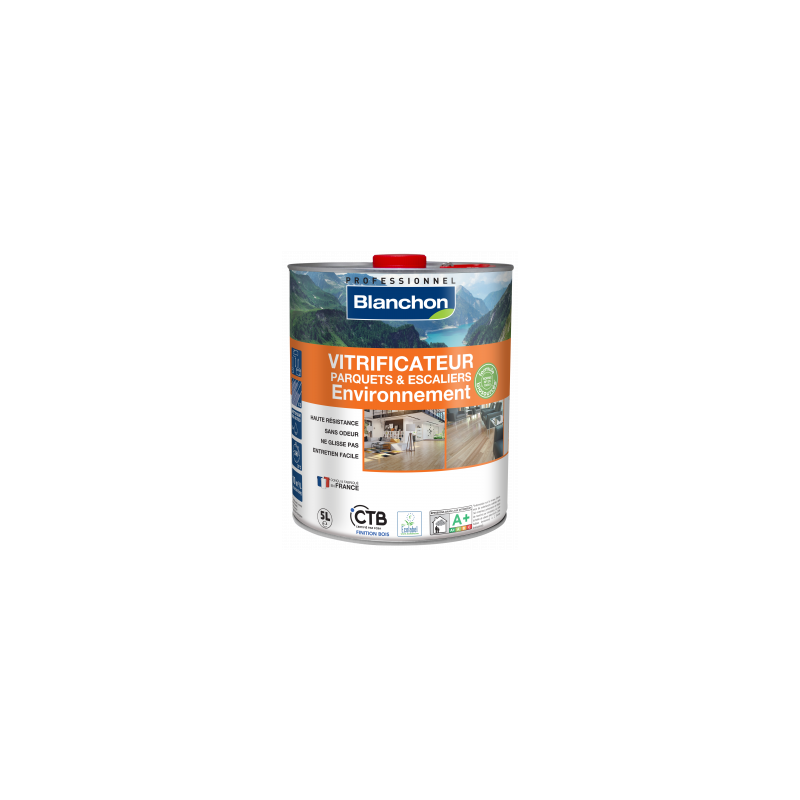 BLANCHON, Vitrificateur Environnement Parquets & Escaliers - 1 litre