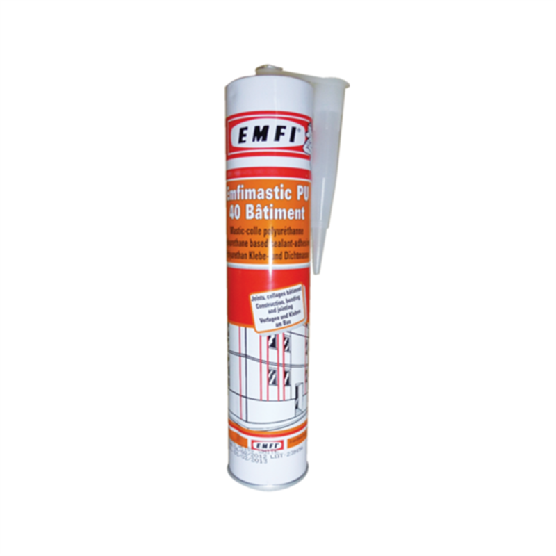 Colle mastic PU 40 Bâtiment - Cartouche 300 ml