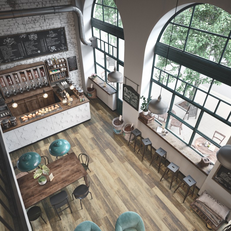 OBJECTFLOR, Revêtement de sol Expona Design Rustic Spiced Timber 9047