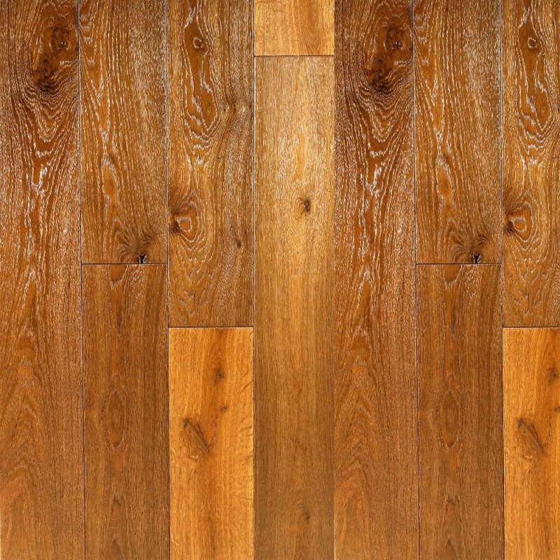 Parquet contrecollé chêne 11X140 mm, Brossé huilé oxy GI VDF 901, huilé