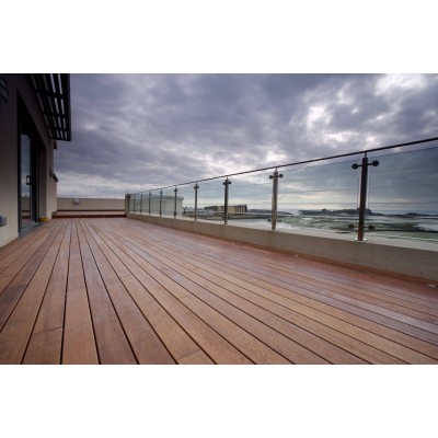 Lame de terrasse en bois Merbau Softline 20X100 mm