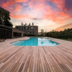 Lame de terrasse en bois Ipé Softline 20X100 mm