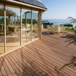 Lame de terrasse en bois Ipé Softline 20X100 mm