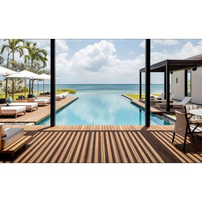 Lame de terrasse en bois Ipé Softline 20X100 mm