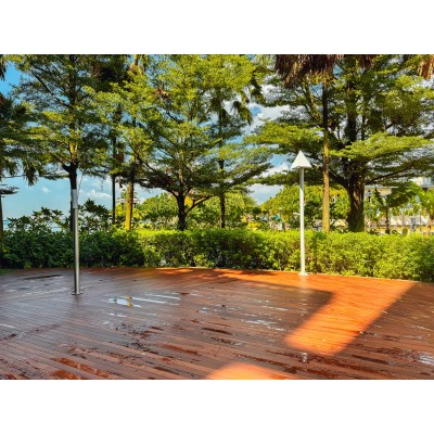Lame de terrasse en bois Teak Softline 20X96 mm