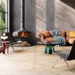 Lame PVC Parquetvinyl, 5 x 123 x 615 mm, SAVA Sand Bâton Rompu SAV HB-2253-IB