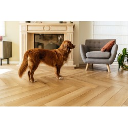 Lame PVC Parquetvinyl, 5 x 123 x 615 mm, YUKON Mistral Bâton Rompu YUK HB-2631-IB