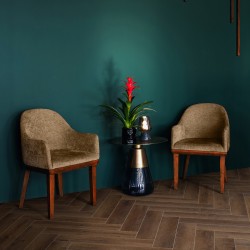 Lame PVC Parquetvinyl, 5 x 123 x 615 mm, YUKON Tan Bâton Rompu YUK HB-2621-IB