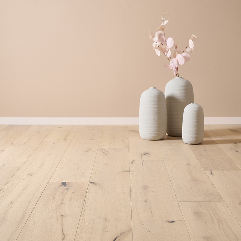 Parquet contrecollé chêne huilé 14 x 190 mm, CHALET Invisible CHAL 190-1817