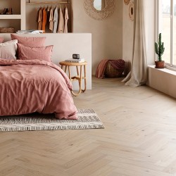 Parquet contrecollé chêne huilé 14 x 120 mm, CHALET BATON ROMPU Invisible CHAL HB-1817