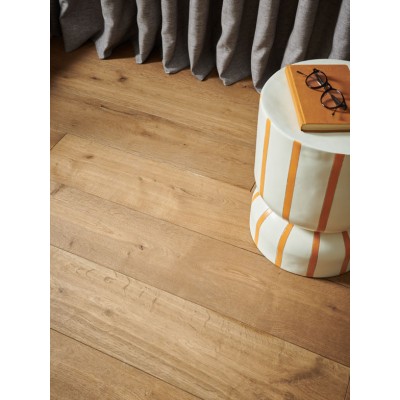 Parquet contrecollé chêne huilé 14 x 190 mm, ALBI Biscuit ALB-017