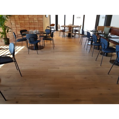 Parquet contrecollé chêne huilé 15 x 150 mm, VIENNA 150 Look Unfinished VIE 150-949