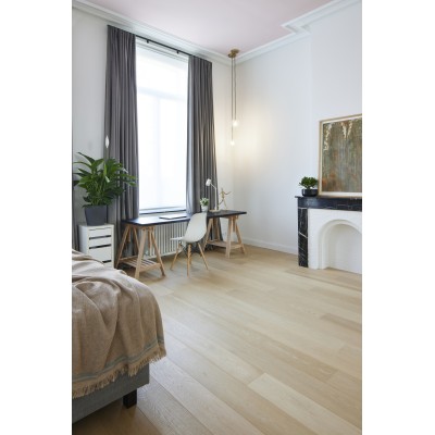 Parquet contrecollé chêne huilé 14 x 190 mm, BERGAMO Look Unfinished BRG 190-949