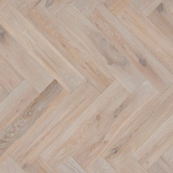 Parquet contrecollé chêne huilé 15 x 125 mm, FARM BATON ROMPU White FAR HB-099