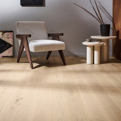 Parquet contrecollé chêne vernis 10 x 150 mm, TENDA Invisible TEN 150-1817