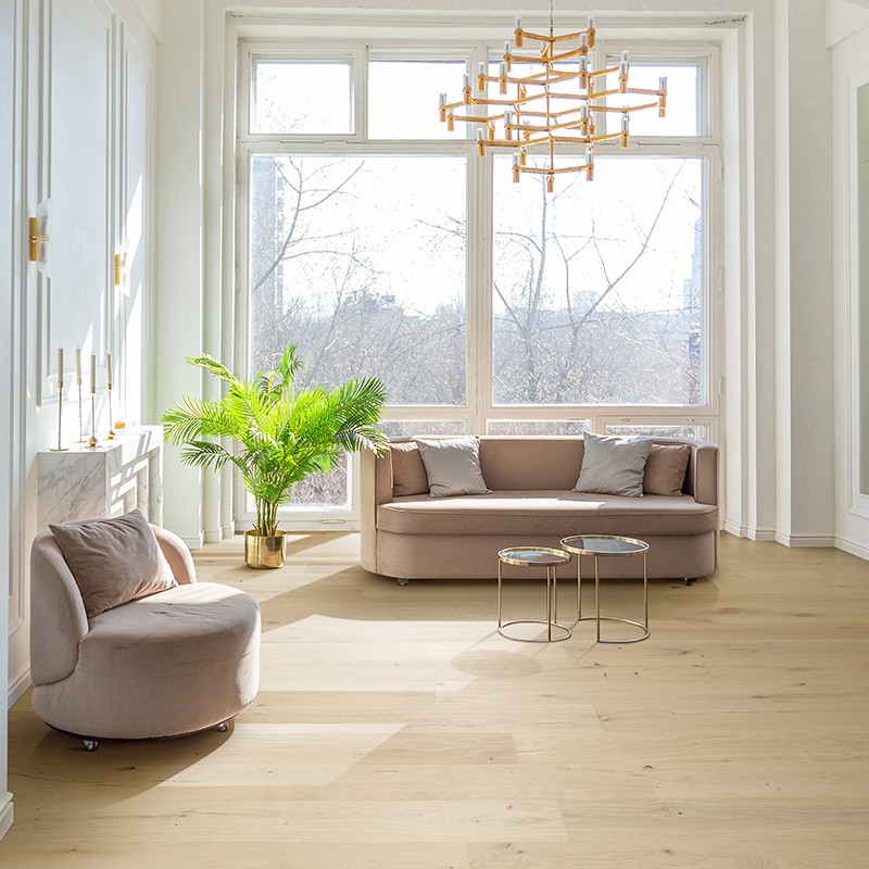 Parquet contrecollé chêne vernis 15 x 260 mm, COTTAGE 260 Invisible COT 260-1817