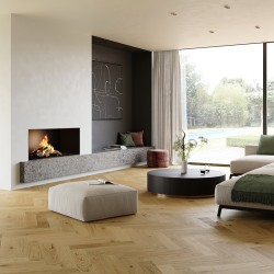 Parquet contrecollé chêne vernis 14 x 120 mm, COTTAGE BATON ROMPUS Natural COT HB-110