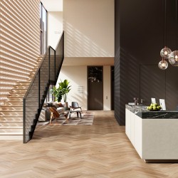 Parquet contrecollé chêne huilé 15 x 125 mm, ALTA BATON ROMPU Invisible ALT HB 125-1817