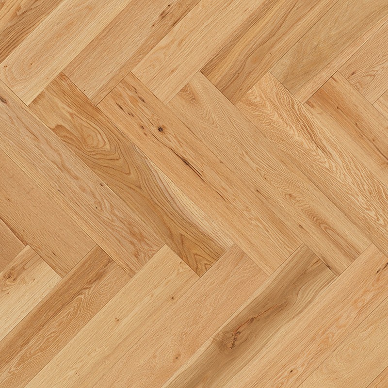 Parquet contrecollé chêne vernis 15 x 125 mm, RIGA BATON ROMPU Natural RIG HB 125-110