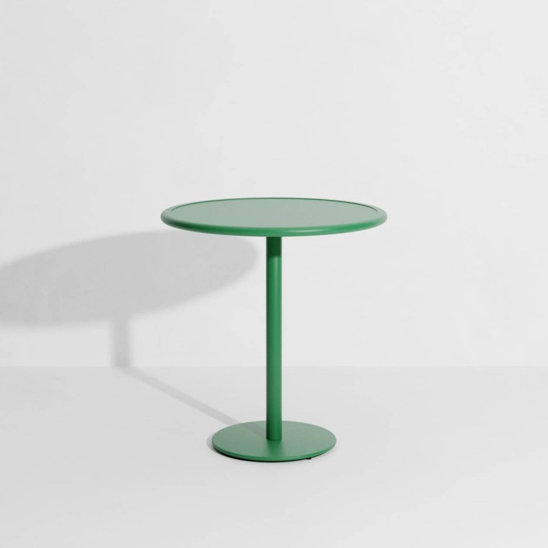 Table bistrot ronde ⌀70 cm WEEK-END, vert menthe