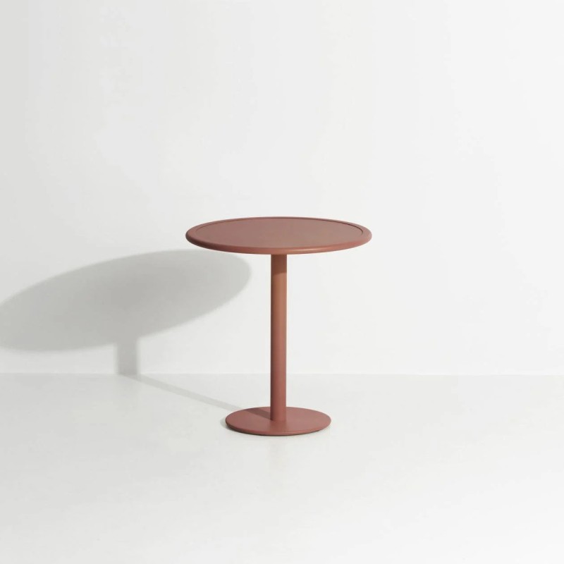 Table bistrot ronde ⌀70 cm WEEK-END, terracotta