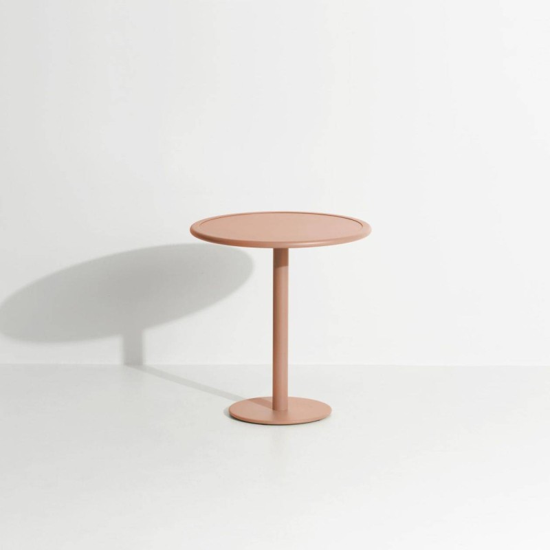 Table bistrot ronde ⌀70 cm WEEK-END, blush