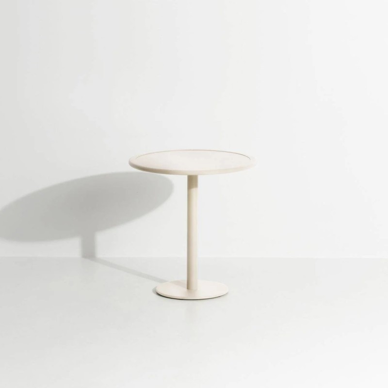 Table bistrot ronde ⌀70 cm WEEK-END, ivoire