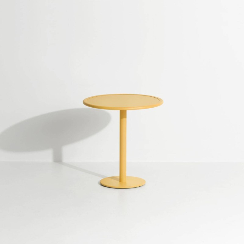Table bistrot ronde ⌀70 cm WEEK-END, safran