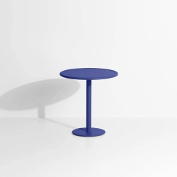 Table bistrot ronde ⌀70 cm WEEK-END, bleu